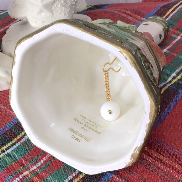 🎄 FITZ And FLOYD Classics ‘Winter Wonderland’ Bell 🔔 - Picture 2 of 8